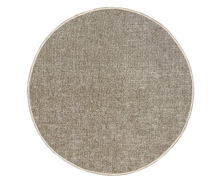 Tapete Redondo Tufting Elegant Beige