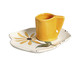 Jogo de Café com Pires Playful Flowers, Amarelo | WestwingNow