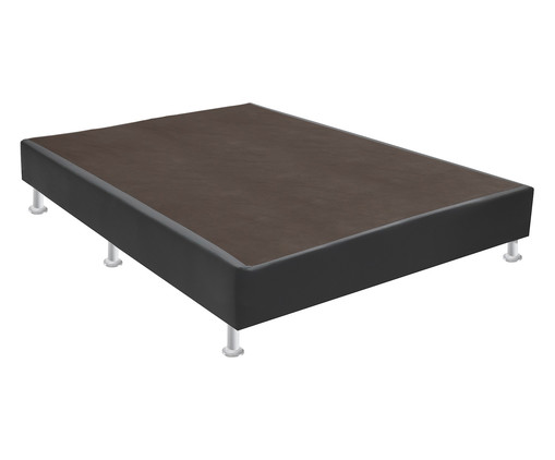 Base para Cama Box Leather Cinza, Cinza | WestwingNow