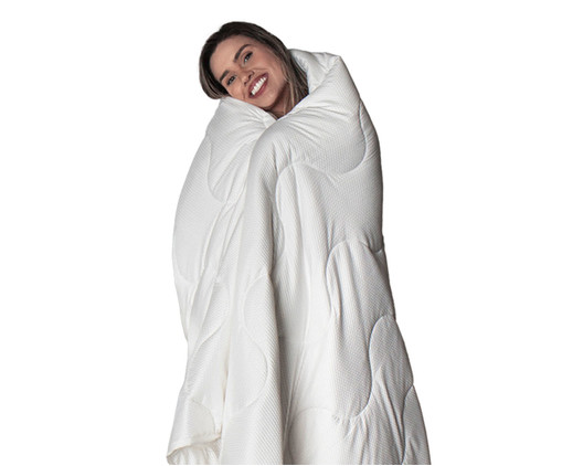 Cobertor Cozy Branco, Branco | WestwingNow