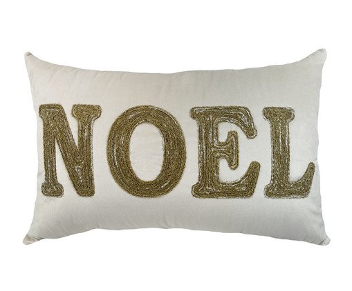 Almofada Decorativa em Veludo Landau, Off White | WestwingNow