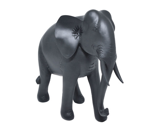 Escultura Elefante Preto, black | WestwingNow