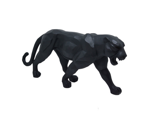 Escultura Leopardo Preto, black | WestwingNow