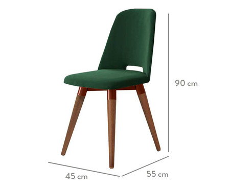 Cadeira Selina Giratória - Verde | WestwingNow