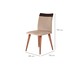Cadeira Becca Cinza - 44X90X54cm, Marrom | WestwingNow