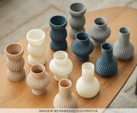 Mini Vaso Onda #2  Areia | Westwing