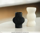 Mini Vaso Onda #1  Preto, black | WestwingNow