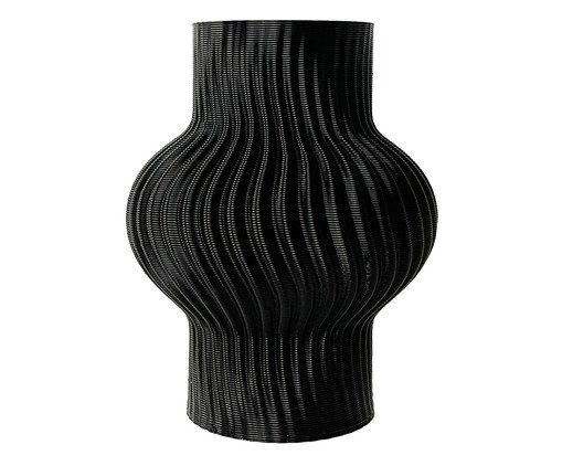 Mini Vaso Onda 1 Preto, black | WestwingNow