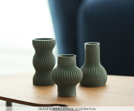 Mini Vaso Onda #3  Verde | Westwing