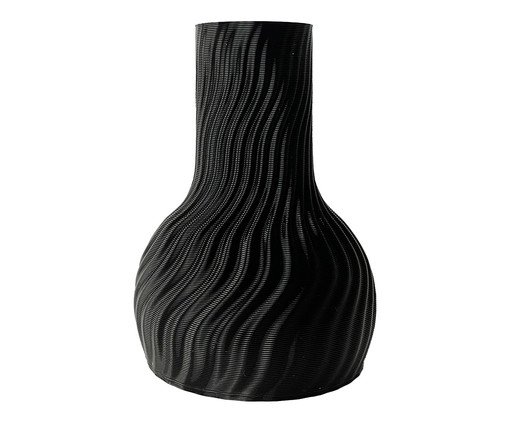 Mini Vaso Onda 2 Preto, black | WestwingNow