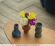 Trio Mini Vasos Onda, Terracotta | WestwingNow