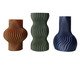 Trio Mini Vasos Onda, Terracotta | WestwingNow