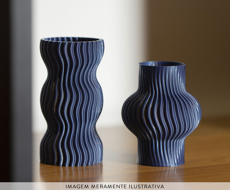 Mini Vaso Onda #3  Azul | Westwing