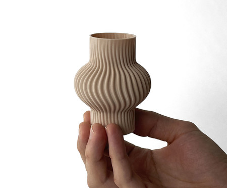 Mini Vaso Onda #1 Areia | Westwing