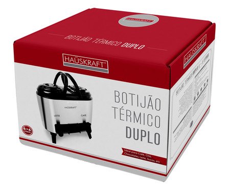 Botijão Térmico em Inox Duplo Hauskraft | Westwing