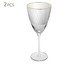 Jogo de Taças de Vinho Dourada Lines Wolff, Transparente | WestwingNow