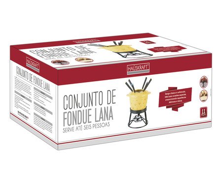 Jogo Fondue Lana Amarelo | Westwing
