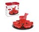 Jogo para Fondue em Inox Mons, Vermelho | WestwingNow
