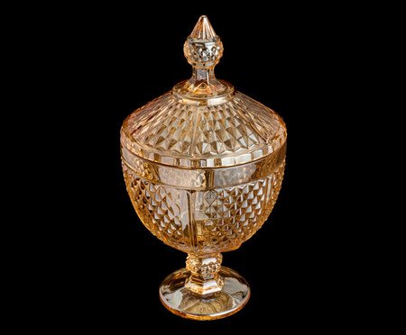 Pote em Cristal Perseu Âmbar | Westwing