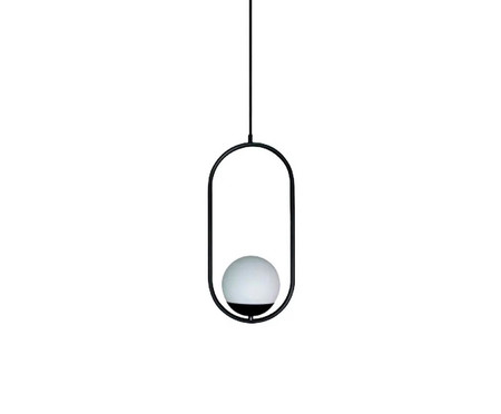 Pendente Globo 25W Preto - Bivolt