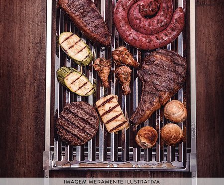 Grelha em Inox Tramontina Churrasco | Westwing
