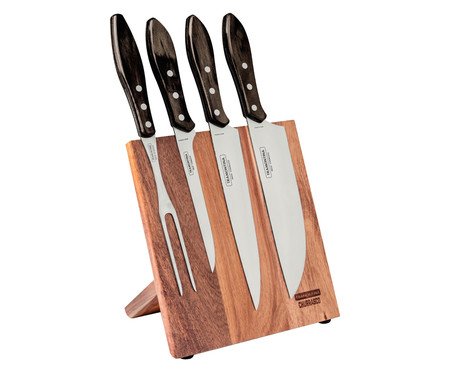 Jogo para Churrasco em Inox Polywo Natural | Westwing