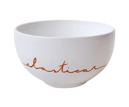 Bowl em Porcelana Elasticar o Tempo - Branco | WestwingNow