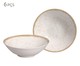 Jogo de Bowls Decorados Organic, Bege | WestwingNow