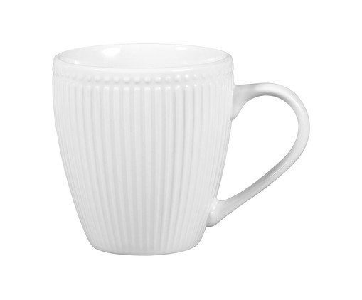 Caneca em Porcelana Minsk Branca, Branco | WestwingNow