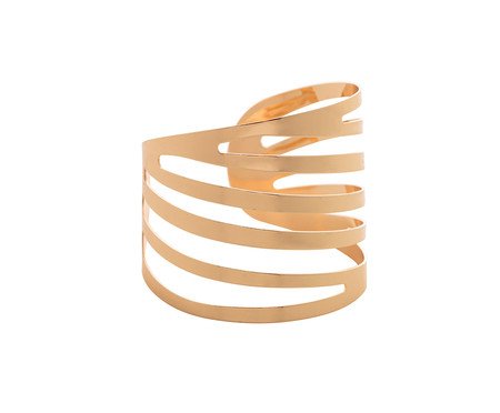 Jogo de Anéis de Guardanapo Curves Dourado | Westwing