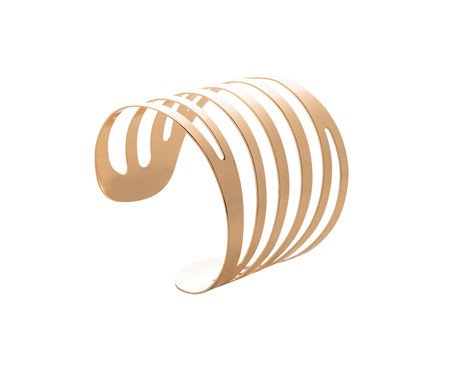 Jogo de Anéis de Guardanapo Curves Dourado | Westwing