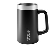 Caneca Térmica para Cerveja em Inox Wolff Preta | WestwingNow