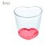 Jogo de Copos para Shot Coração Vermelho, Vermelho | WestwingNow
