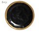 Jogo de Pratos Rasos Filete Amassado, Preto | WestwingNow