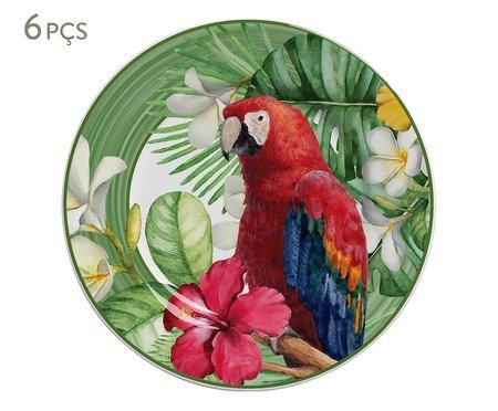 Jogo de Pratos para Pão Macaw | Westwing