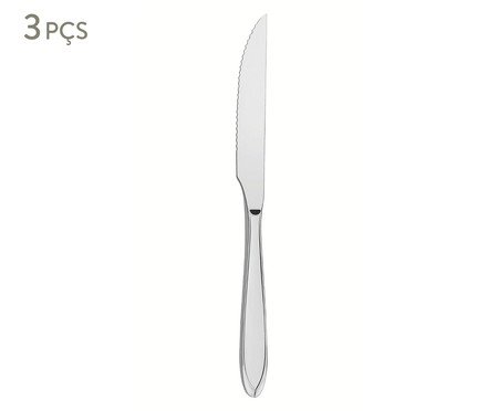 Jogo de Facas para Churrasco em Inox lll | Westwing