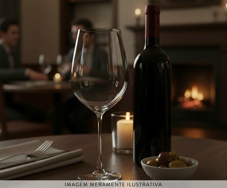 Jogo de Taças de Vinho em Cristal Columba | Westwing