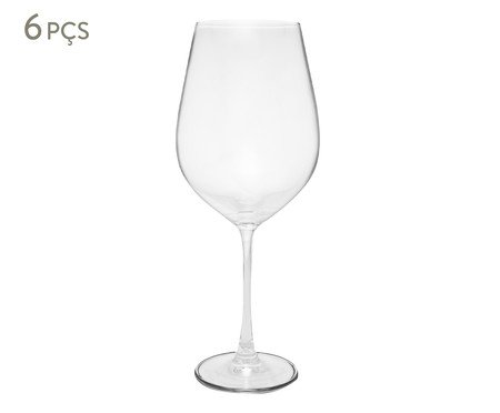 Jogo de Taças de Vinho em Cristal Columba | Westwing