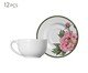 Jogo de Xícaras de Chá com Pires Peony Rose, Colorido | WestwingNow