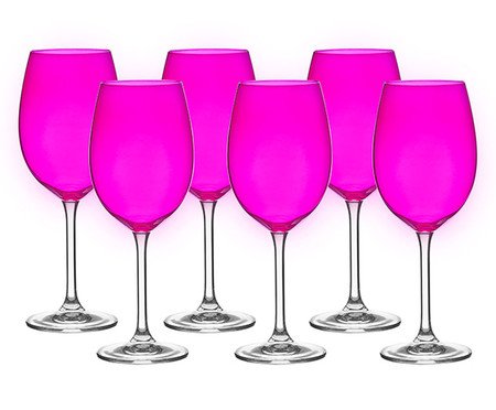 Jogo de Taças para Vinho Tinto em Cristal Affectueux | Westwing