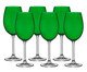 Jogo de Taças para Vinho Tinto em Cristal Communicatif, Verde | WestwingNow
