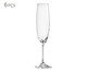 Jogo de Taças para Champagne em Cristal Bárbara, Transparente | WestwingNow