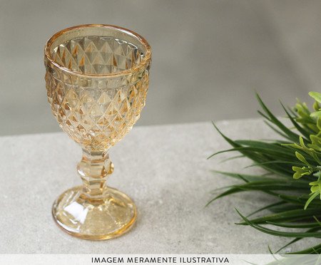 Taça de Licor Bico de Abacaxi Âmbar Lyor | Westwing