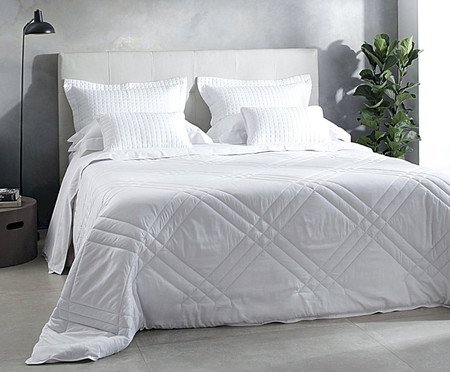 Edredom Acetinado Vision Branco 270 Fios | Westwing