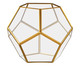 Vaso de Vidro Amana - Dourado, Dourado | WestwingNow