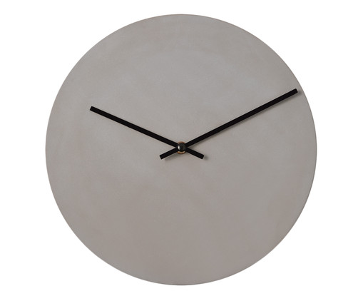 Relógio de Parede Erast Natural, Cinza | WestwingNow
