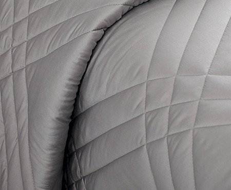 Edredom Bud Vision Cinza 270 Fios | Westwing