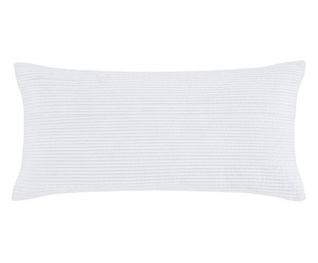 Almofada Acetinada Luxus Filippo Branco 270 Fios | Westwing