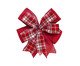 Laço Duplo Xadrez Allesandra - Vermelho, red | WestwingNow