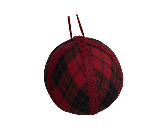 Bola Xadrez Forest - Vermelho e Preto, red | WestwingNow